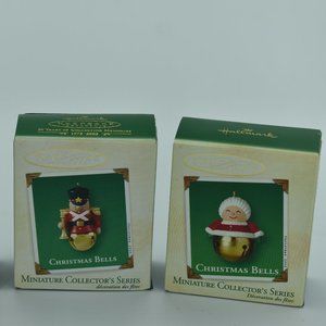 9 Hallmark Keepsake Ornaments Bell Series 1996-2004